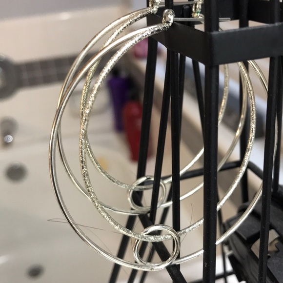 Large Hoop Earrings - Picture 3 of 5